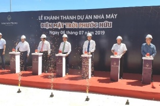 Nhà máy điện mặt trời hơn 1.420 tỷ đồng tại Ninh Thuận phát điện thương mại 