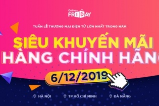 Đang diễn ra Online Friday 2019, doanh thu dự kiến 2.500 tỷ đồng