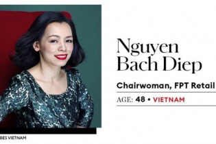 Chủ tịch FPT Retail Nguyễn Bạch Điệp có tên trong TOP 25 nữ doanh nhân quyền lực châu Á 2020