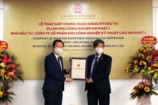 An Phát Holdings chi gần 2.000 tỷ đồng đầu tư KCN An Phát 1