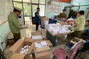 Thu giữ lô dược phẩm Hàn Quốc không hóa đơn chứng từ