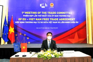 Việt Nam-EU tổ chức Phiên họp thứ nhất Ủy ban Thương mại Hiệp định EVFTA