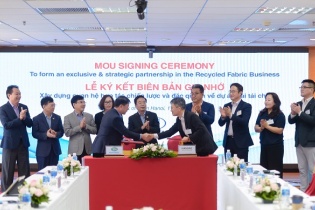 Hanosimex "bắt tay" Tập đoàn Hansae sản xuất vải tái chế