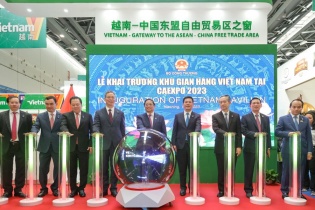 Việt Nam có quy mô gian hàng lớn nhất tại CAEXPO 2023, chỉ sau chủ nhà Trung Quốc.