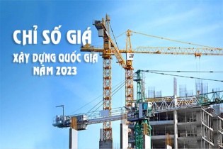 Chỉ số giá xây dựng quốc gia năm 2023 tăng thêm 3,65%