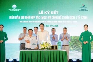 Đạt Phương khởi động chiến dịch “Một Tỷ Xanh” tại Cù Lao Chàm - Hội An (Đà Nẵng)