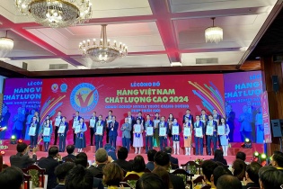 Hơn 500 doanh nghiệp nhận danh hiệu hàng Việt Nam chất lượng cao năm 2024