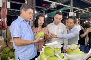 TP.HCM: Xuyên đêm khảo sát nguồn hàng tại các chợ đầu mối những ngày giáp Tết Ất Tỵ