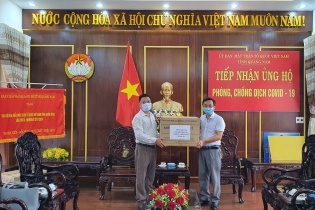 Tập đoàn FVG tăng vật tư y tế trị giá 100 triệu đồng cho Quảng Nam 
