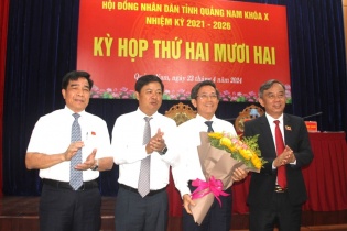 Quảng Nam bầu bổ sung ông Trần Nam Hưng giữ chức Phó chủ tịch 