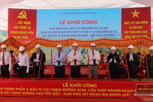 Khởi công dự án thành phần 2 cao tốc Gia Nghĩa - Chơn Thành