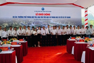 Đà Nẵng đầu tư hơn 260 tỷ đồng xây trường học tại xã biên giới Tây Giang