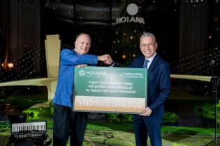 Khu nghỉ dưỡng Hoiana đóng góp 500 triệu đồng cho chương trình Mở đường đến tương lai