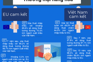 [Infographic] Những nội dung chính của Hiệp định EVFTA và IPA