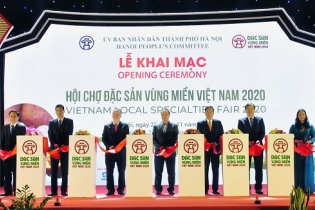 Hà Nội: Khai mạc Hội chợ đặc sản vùng miền Việt Nam 2020