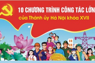 650 điểm cầu học tập 10 chương trình công tác của Thành ủy Hà Nội khóa XVII