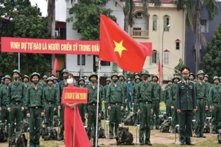 Hà Nội: Hơn 3.600 thanh niên nhập ngũ năm 2022