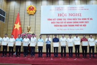 Tổng điều tra kinh tế trên địa bàn Hà Nội đứng đầu cả nước