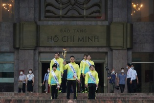 Hà Nội: 11 vận động viên thực hiện lễ xin lửa thắp đuốc SEA Games 31