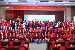 Hà Nội chi 17,4 tỷ đồng thưởng huấn luyện viên, vận động viên đạt thành tích xuất sắc tại SEA Games 31