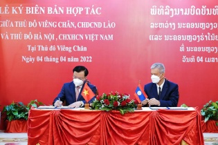 Nhiều cơ hội tại hội nghị xúc tiến đầu tư Hà Nội - Viêng Chăn