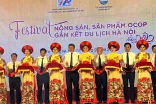 100 gian hàng nông sản, sản phẩm OCOP gắn kết du lịch Hà Nội 2022