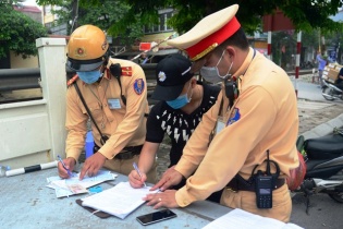 Hà Nội xử lý hơn 10.000 trường hợp vi phạm an toàn giao thông trong đợt cao điểm