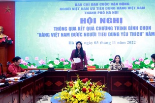 Hà Nội tôn vinh 213 sản phẩm “Hàng Việt Nam được người tiêu dùng yêu thích” 