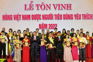 Hà Nội tôn vinh 150 doanh nghiệp có sản phẩm được người tiêu dùng yêu thích