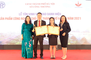 Công nhận tốp 10 sản phẩm công nghiệp chủ lực thành phố Hà Nội năm 2022