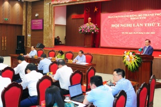 Bí thư Thành ủy Đinh Tiến Dũng: Cần quyết liệt thúc đẩy ngân vốn đầu tư công 