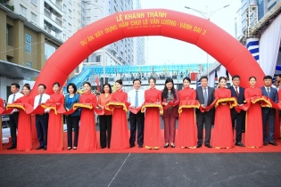 Khánh thành hầm chui tại nút giao Lê Văn Lương - Vành đai 3 