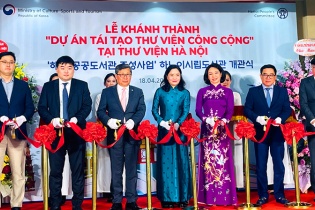 Khánh thành Dự án tái tạo thư viện công cộng tại Thư viện Hà Nội