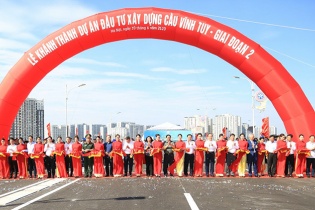 Hà Nội: Khánh thành cầu Vĩnh Tuy - giai đoạn 2