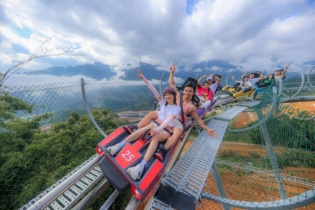 Ra mắt siêu phẩm xe trượt núi Alpine coaster thế hệ mới nhất tại Sa Pa