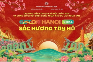 Hà Nội: Công bố Khu du lịch Nhật Tân, quận Tây Hồ là khu du lịch cấp Thành phố
