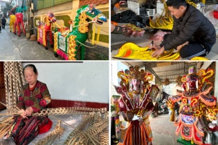 [Ảnh] Khám phá “thủ phủ vàng mã” ở Hà Nội