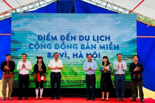 Hà Nội: Công bố Điểm đến du lịch cộng đồng bản Miền