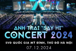 Hà Nội: Thống nhất tổ chức 2 Concert Anh trai "Say hi" tại Sân vận động quốc gia Mỹ Đình