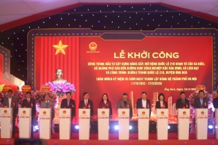 Hà Nội: Khởi công hai dự án giao thông trọng điểm tại huyện Ứng Hòa