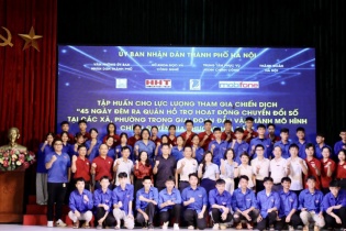 Hà Nội khởi động chiến dịch "45 ngày đêm" thúc đẩy chuyển đổi số tại các xã, phường
