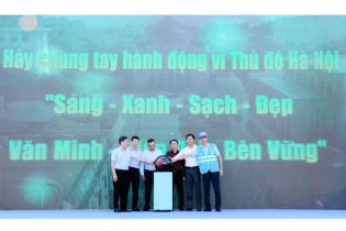 Hà Nội ra quân tổng vệ sinh môi trường trên địa bàn 126 xã, phường