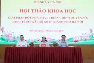 Hà Nội tìm giải pháp đột phá phát triển chính quyền số, kinh tế số, xã hội số