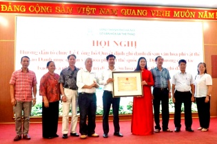 Hà Nội trao chứng nhận cho 9 di sản văn hóa phi vật thể quốc gia