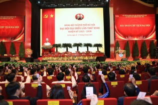 Danh sách Đoàn Chủ tịch Đại hội lần thứ XVIII Đảng bộ Thành phố Hà Nội