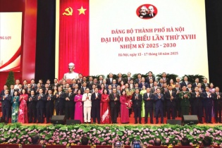 Ra mắt Ban Chấp hành Đảng bộ Thành phố Hà Nội khóa XVIII