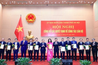 Hà Nội điều động, bổ nhiệm 11 cán bộ chủ chốt các sở, ngành