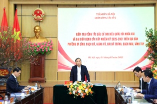 Chủ tịch Hà Nội yêu cầu siết chặt kỷ cương trong công tác bầu cử