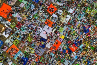 [Ảnh] Gần 157.000 lượt khách đi cáp treo lên núi Bà Đen trong ngày Khai mạc Hội xuân