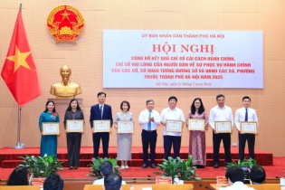 Cải cách hành chính Hà Nội 2025: Điểm trung bình vượt 92%, Sở Nội vụ về nhất